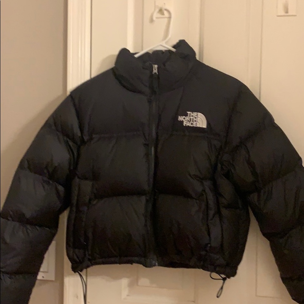 North face unpressed crop jacket